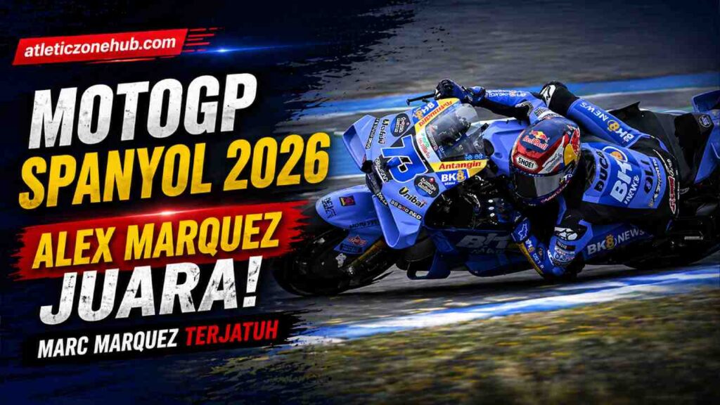 MotoGP Spanyol 2026, Alex Marquez Pecah Kebuntuan di Jerez