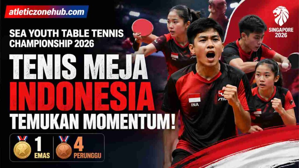 Tenis Meja Indonesia Mulai Menemukan Momentumnya di SEA Youth 2026