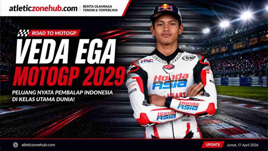 Veda Ega MotoGP 2029, Mimpi Besar Pembalap Indonesia yang Mulai Terlihat Nyata