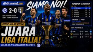 Inter Milan Juara Liga Italia 2026 Usai Kalahkan Parma, Gelar ke-21 Resmi Diraih