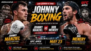 Johnny Manziel Resmi Debut di UFC Apex Lawan Bob Menery
