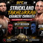 Khamzat Chimaev Kehilangan Rekor Sempurna Usai Tumbang dari Sean Strickland di UFC 328