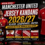 Manchester United Perkenalkan Jersey Kandang 2026/27 dengan Nuansa Klasik Modern