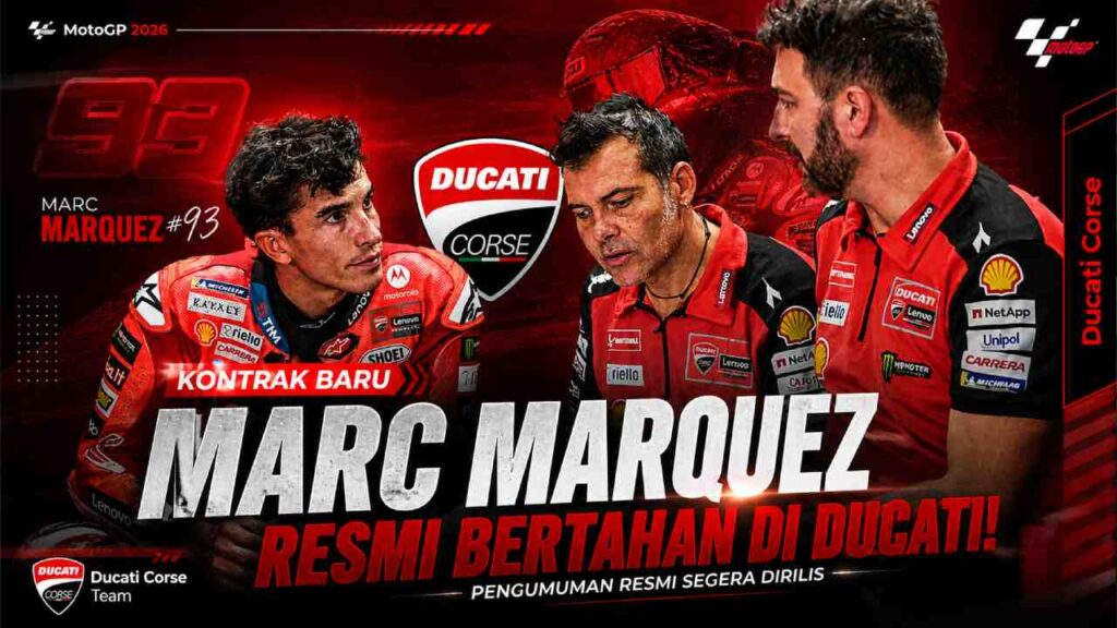 Marc Marquez Segera Umumkan Kontrak Baru, Ducati Corse Beri Sinyal Kuat Jelang MotoGP 2027
