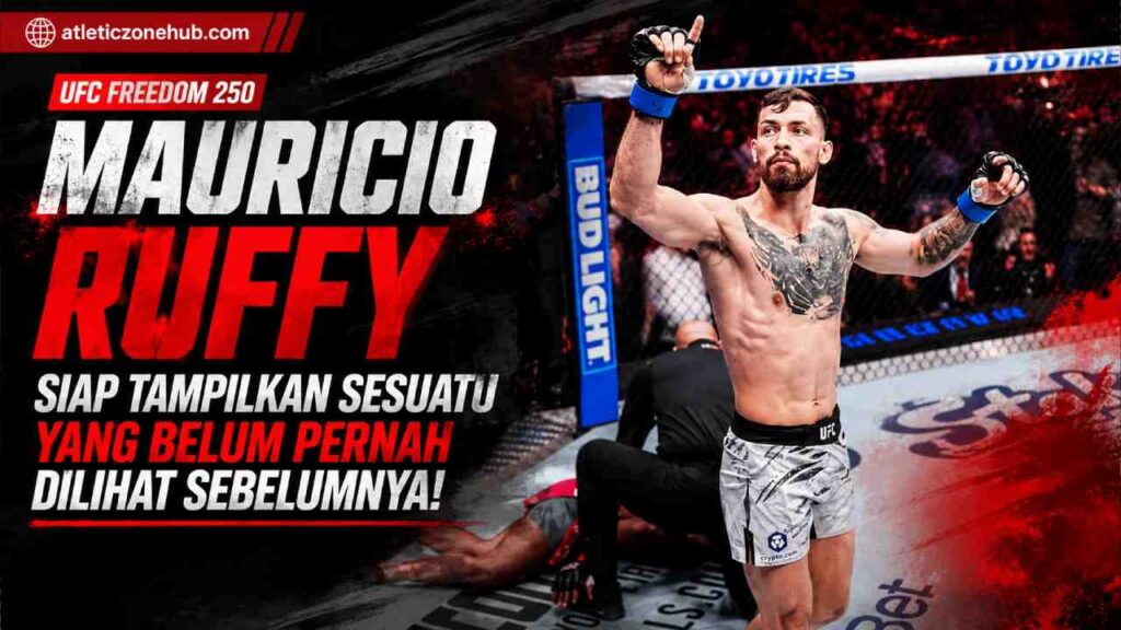 Mauricio Ruffy Siap Tampilkan KO Spektakuler di UFC Freedom 250