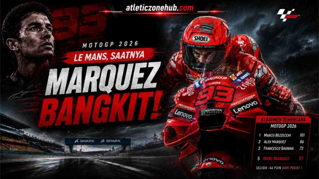 MotoGP Prancis 2026 Jadi Peluang Marc Marquez Akhiri Puasa Kemenangan