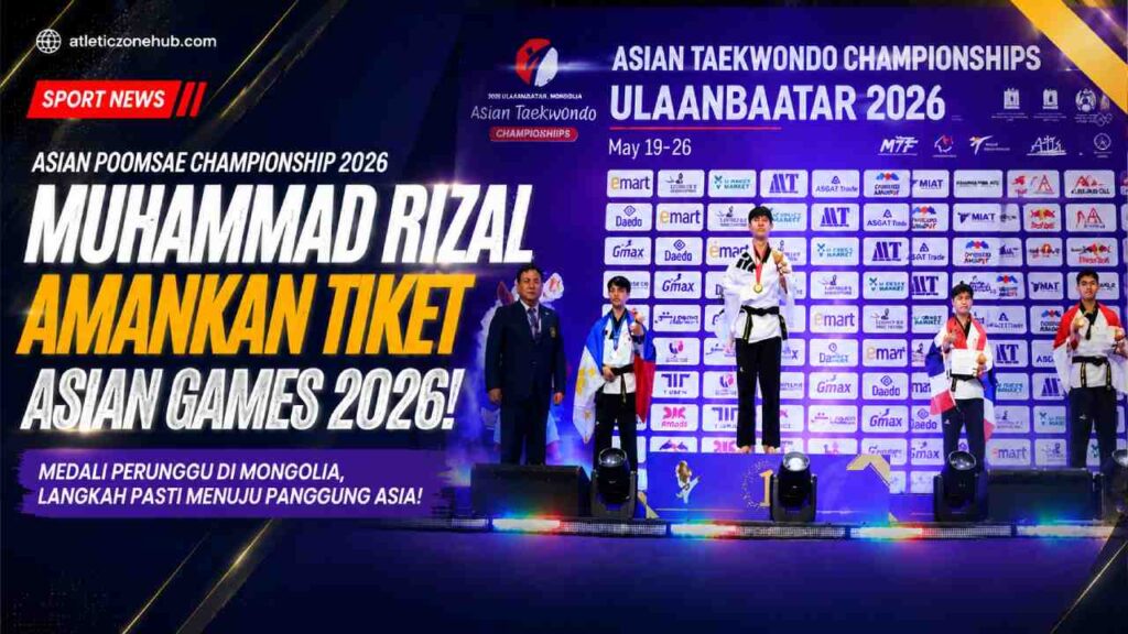 Muhammad Rizal Atlet taekwondo, Sukses Amankan Tiket Asian Games 2026
