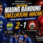 Persib Bandung Taklukkan Persija 2-1 dan Semakin Kokoh di Puncak Klasemen