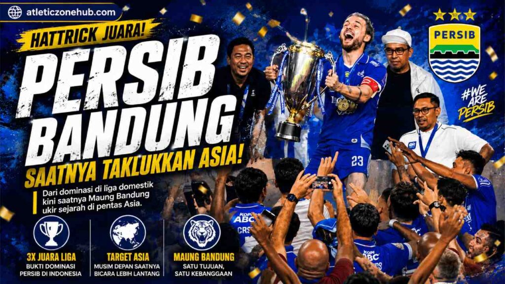 Persib Bandung Targetkan Dominasi di Liga Champions Asia Two