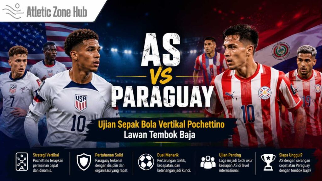 AS vs Paraguay: Ujian Sepak Bola Vertikal Pochettino Lawan Tembok Baja