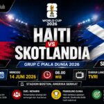 Jadwal Siaran Langsung Haiti vs Skotlandia Grup C Piala Dunia 2026