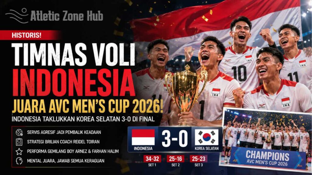 Kunci Timnas Voli Indonesia Rebut Juara AVC Men's Cup 2026 Usai Tampil Dominan di Final