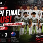 Mimpi Final Pupus, Garuda Muda Kalah Dramatis dari Australia di AFF U-19