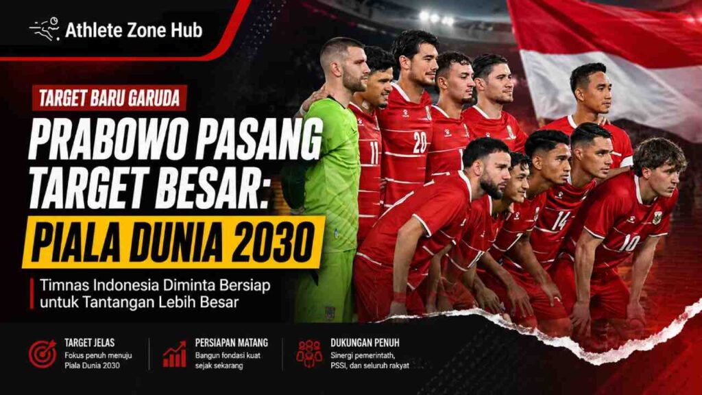 Prabowo Pasang Target Baru, Timnas Indonesia Diminta Bersiap Menuju Piala Dunia 2030