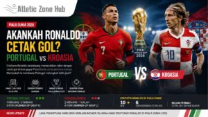 Akankah Ronaldo Cetak Gol Saat Portugal vs Kroasia di Piala Dunia 2026?
