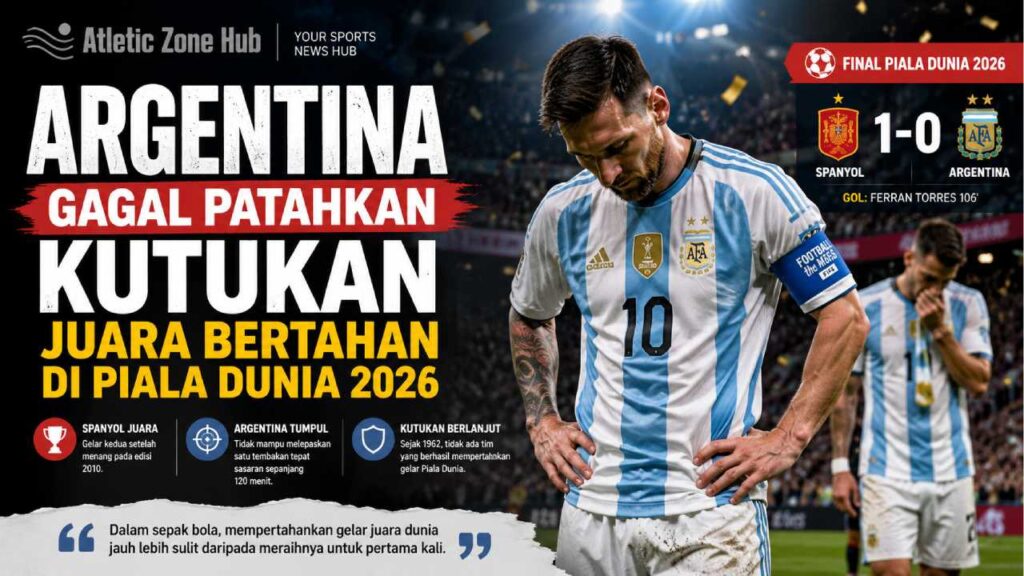 Argentina Gagal Patahkan Kutukan Juara Bertahan di Piala Dunia 2026