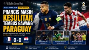 Babak Pertama Piala Dunia 2026: Prancis Masih Kesulitan Menembus Pertahanan Kokoh Paraguay