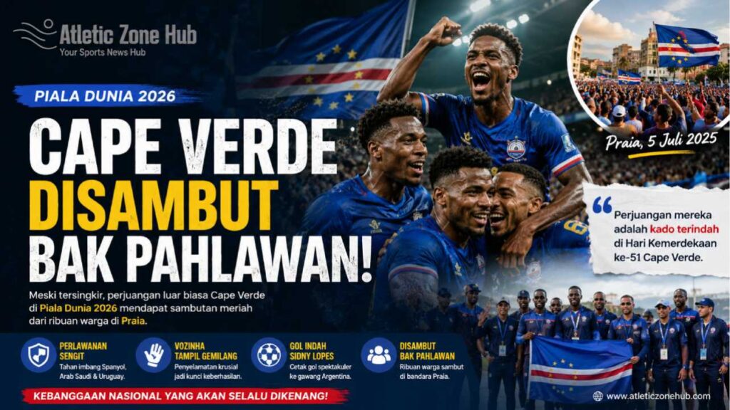 Cape Verde Disambut Bak Pahlawan Usai Tampil Memikat di Piala Dunia 2026
