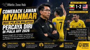 Comeback Lawan Myanmar Buat Pelatih Malaysia Percaya Diri di Piala AFF