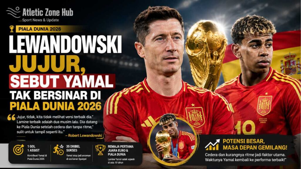Lewandowski Jujur, Sebut Lamine Yamal Belum Tampilkan Performa Terbaik di Piala Dunia 2026