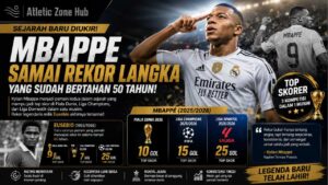Mbappe Samai Rekor Langka yang Bertahan Hampir 60 Tahun di Sepak Bola Dunia