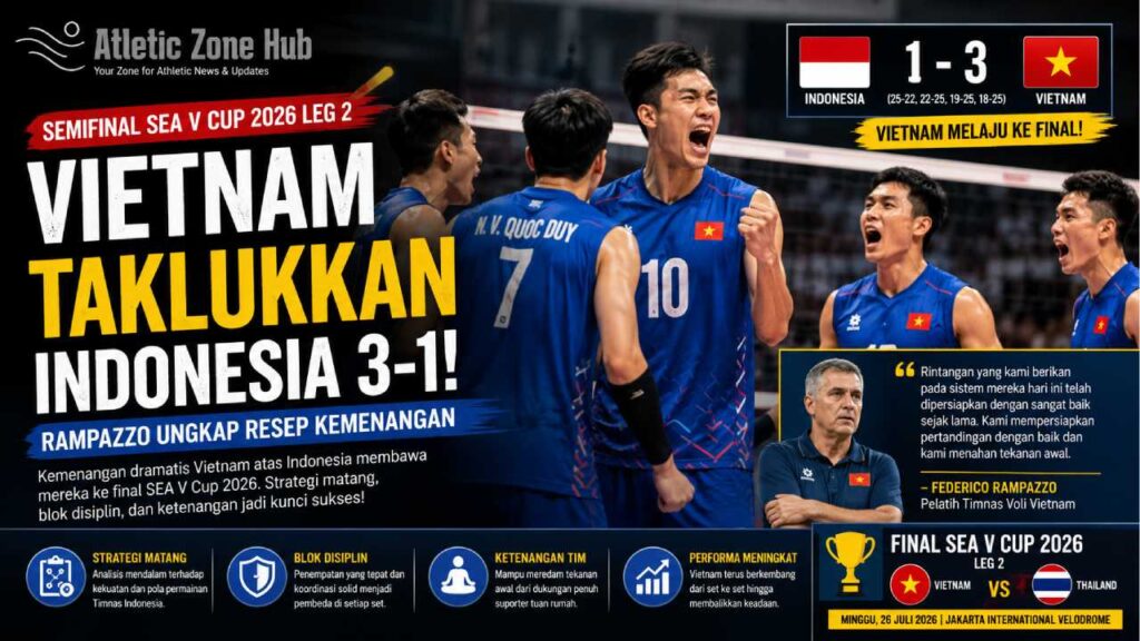 Pelatih Vietnam Buka-bukaan Resep Tumbangkan Timnas Voli Indonesia