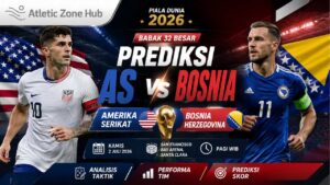 Prediksi AS vs Bosnia Herzegovina di Babak 32 Besar Piala Dunia 2026, Siapa Melaju ke 16 Besar?