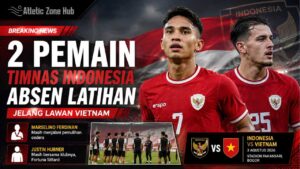 2 Pemain Timnas Indonesia Absen Latihan Jelang Lawan Vietnam di Piala AFF 2026