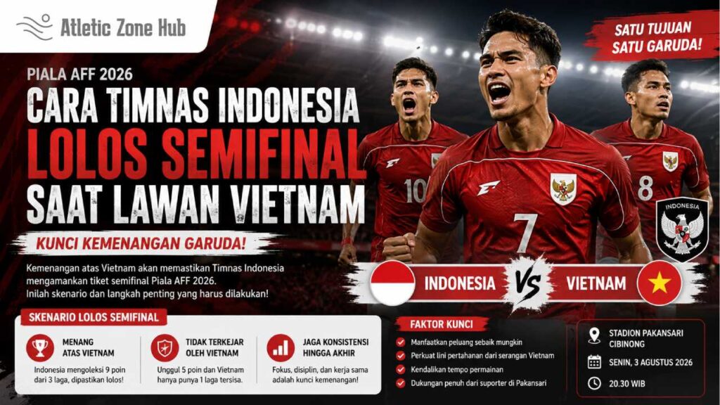 Cara Timnas Indonesia Lolos Semifinal Piala AFF Saat Lawan Vietnam