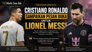 Cristiano Ronaldo Sampaikan Pesan Duka Mendalam untuk Lionel Messi