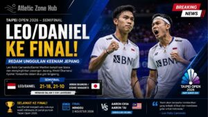 Hasil Taipei Open 2026: Leo/Daniel Tembus Final Usai Taklukkan Unggulan Keenam