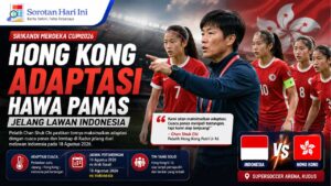 Hong Kong Adaptasi Hawa Panas Jelang Lawan Indonesia