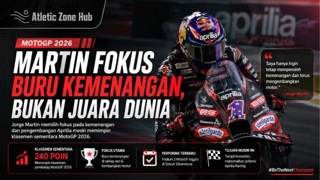 Martin Fokus Buru Kemenangan, Bukan Juara Dunia MotoGP 2026