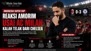 Reaksi Amorim Usai AC Milan Kalah Telak dari Chelsea di GBK