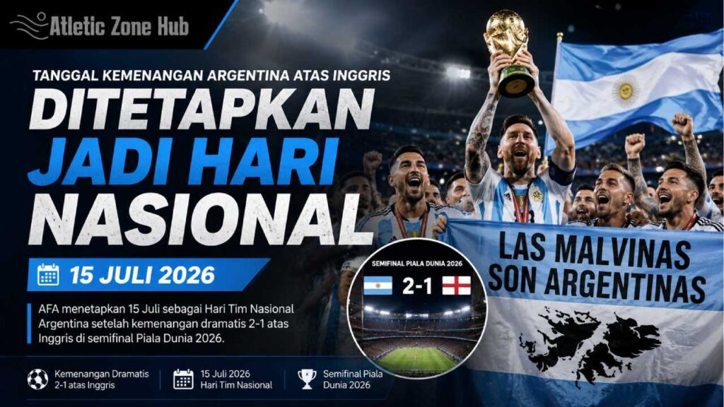 Tanggal Kemenangan Argentina atas Inggris Ditetapkan Jadi Hari Tim Nasional