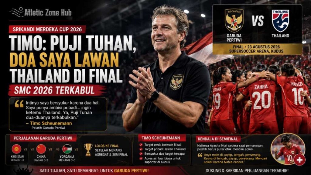 Timo: Puji Tuhan, Doa Saya Lawan Thailand di Final SMC 2026 Terkabul