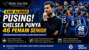 Xabi Alonso Pusing, Chelsea Punya 46 Pemain Senior Jelang Musim Baru