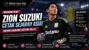 Zion Suzuki Cetak Sejarah Asia usai Resmi Gabung Aston Villa