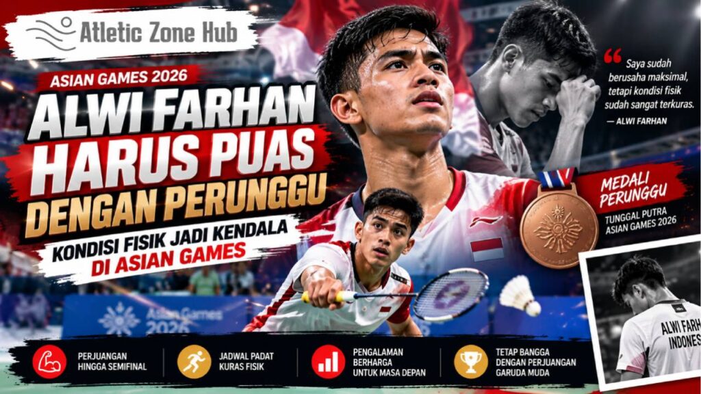 Alwi Farhan Harus Puas dengan Perunggu, Kondisi Fisik Jadi Kendala di Asian Games