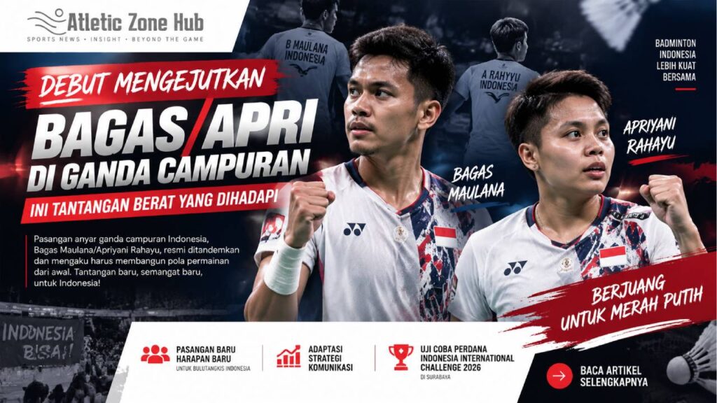 Debut Mengejutkan Bagas/Apri di Ganda Campuran, Ini Tantangan Berat yang Dihadapi