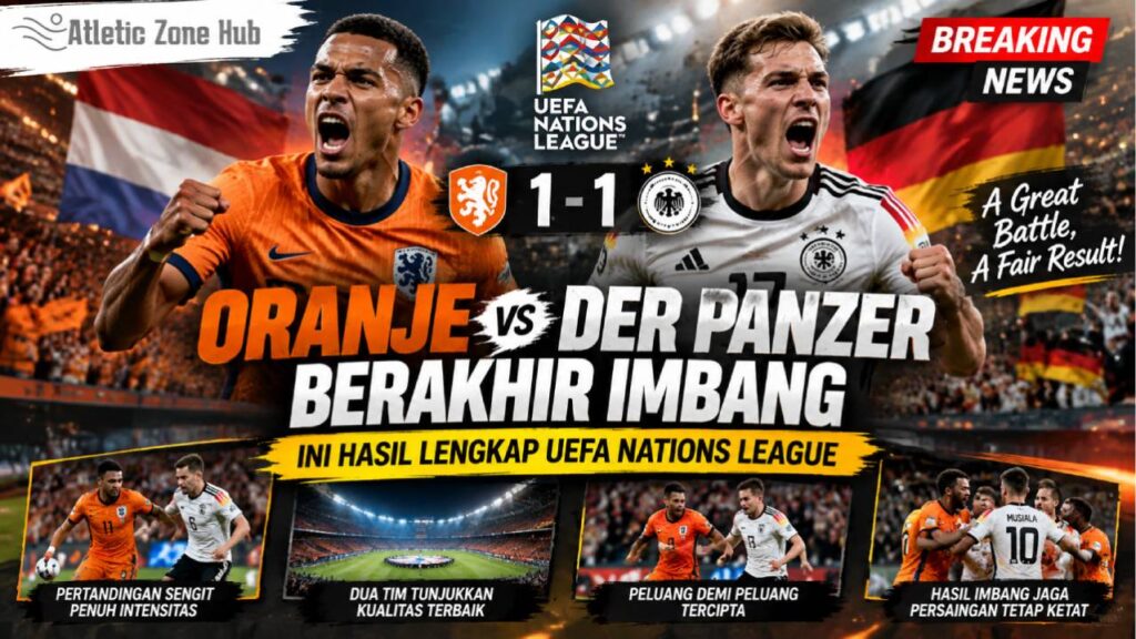 Drama Oranje vs Der Panzer Berakhir Imbang, Ini Hasil Lengkap UEFA Nations League