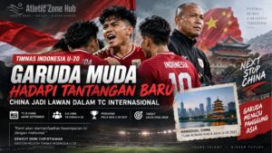 Garuda Muda U-20 Hadapi Tantangan Baru, China Jadi Lawan dalam TC Internasional