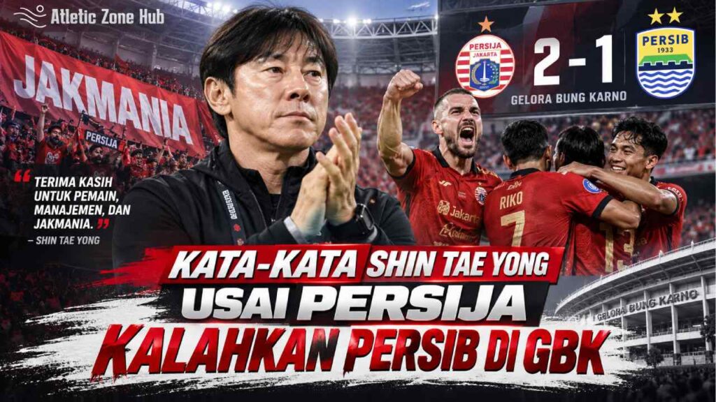 Kata-kata Shin Tae Yong Usai Persija Kalahkan Persib di GBK