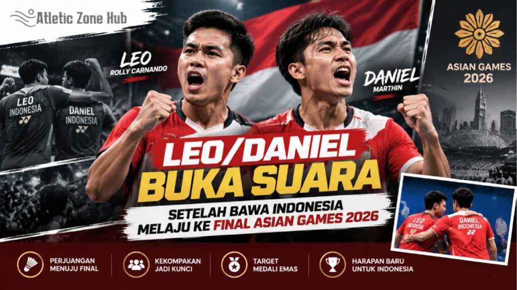 Leo/Daniel Buka Suara Setelah Bawa Indonesia Melaju ke Final Asian Games 2026