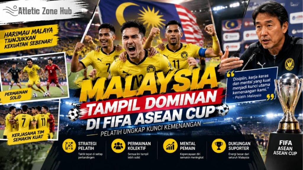 Malaysia Tampil Dominan di FIFA ASEAN Cup, Pelatih Ungkap Kunci Kemenangan