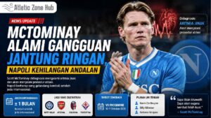 McTominay Alami Gangguan Jantung Ringan, Napoli Kehilangan Andalan