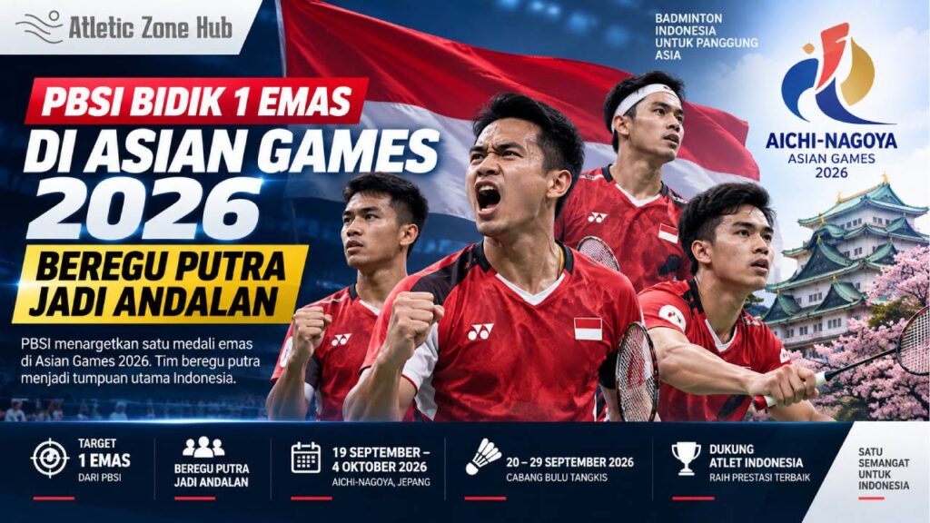 PBSI Bidik 1 Emas Asian Games 2026, Beregu Putra Jadi Andalan