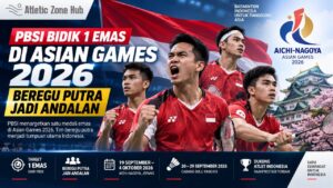 PBSI Bidik 1 Emas Asian Games 2026, Beregu Putra Jadi Andalan