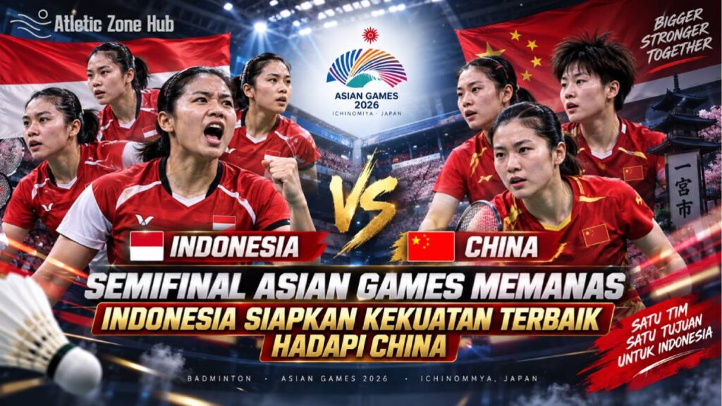 Semifinal Asian Games Memanas, Indonesia Siapkan Kekuatan Terbaik Hadapi China