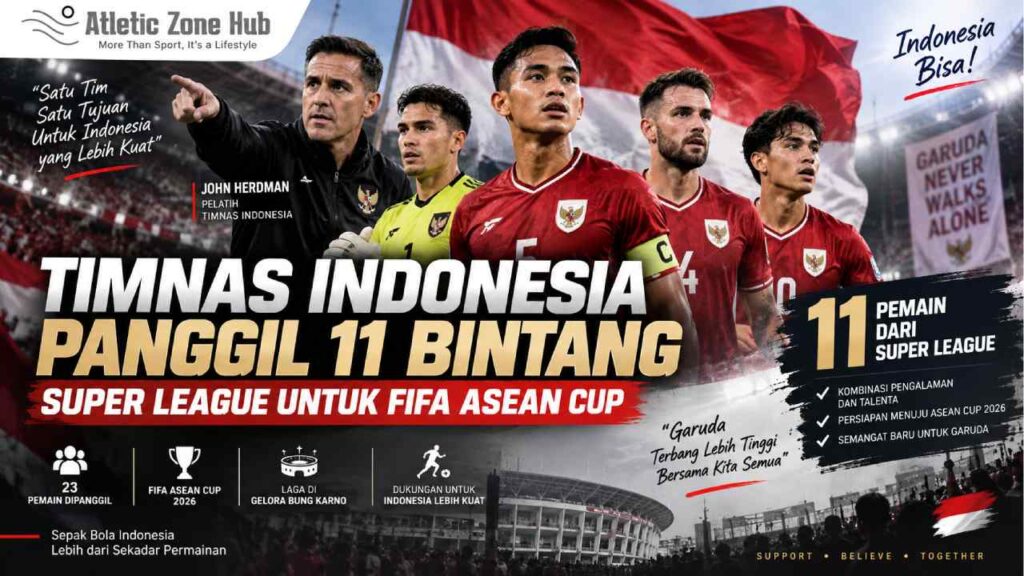 Timnas Indonesia Panggil 11 Bintang Super League untuk FIFA ASEAN Cup 2026